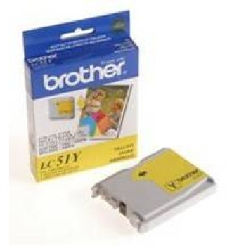 Tinta Brother Lc51Y Amarillo 400 Páginas - LC51Y