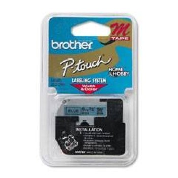 Cinta Brother M521 Texto Negro Sobre Fondo Azul 9Mm X 8Mts. - M521