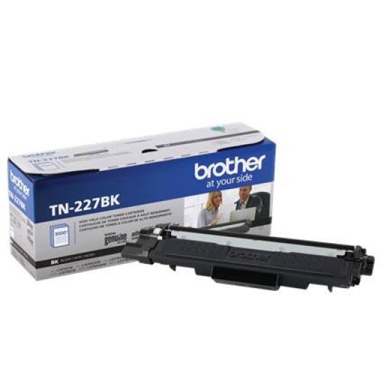 Tóner Brother Tn227Bk Laser, Negro, 3000 Páginas, Negro, Hl L3210Cw, Hl L3230Cdw, Hl L3270Cdw, Hl L3290Cdw, Mfc L3710Cw, Mfc L3750Cdw, Mfc L3770Cdw - TN227BK