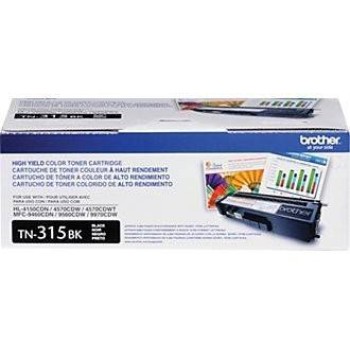 Cartucho Tóner Brother Tn315Bk 6000 Páginas, Negro, Laser - TN315BK