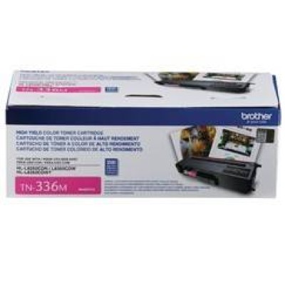 Cartucho Tóner Brother 3500 Páginas, Magenta, Laser, Negro - TN336M