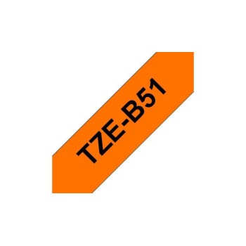 Cinta Negra Brother Tzeb51 Tz, Negro/Naranja - TZEB51