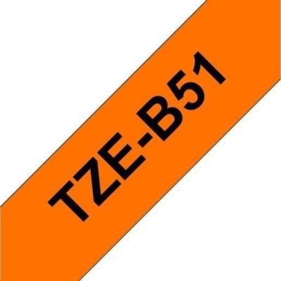 Cinta Negra Brother Tzeb51 Tz, Negro/Naranja - TZEB51