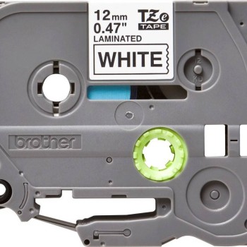 Cinta Etiquetas Brother TZE231 Negro sobre Blanco 12mm x 8m - Resistente y Duradera