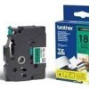 Cinta Brother Tze741 Texto Negro Sobre Fondo Verde 18Mm X 8Mts. Laminada - TZE741