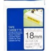 Cinta Brother TZES141 - Texto Negro sobre Fondo Transparente - 18mm x 8mts. - Supér Adhesiva - TZES141 Cinta Brother TZES141 - Texto Negro sobre Fondo Transparente - 18mm x 8mts. - Supér Adhesiva - TZES141