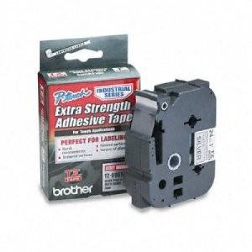 Cinta Brother TZES951 - Texto Negro sobre Fondo Plata - 24mm x 8m - Adhesivo Industrial Cinta Brother TZES951 - Texto Negro sobre Fondo Plata - 24mm x 8m - Adhesivo Industrial