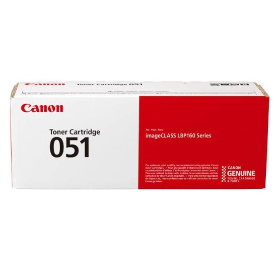Cartucho Canon 051 Bk Negro, Laser - 2168C001AA