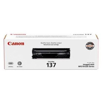 Cartucho Tóner Canon 137 2400 Páginas, Negro, Laser - 9435B001AA