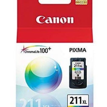 Cartucho de Tinta Canon CL-211XL Color Original para Impresoras PIXMA y MX - Modelo 2975B017AA