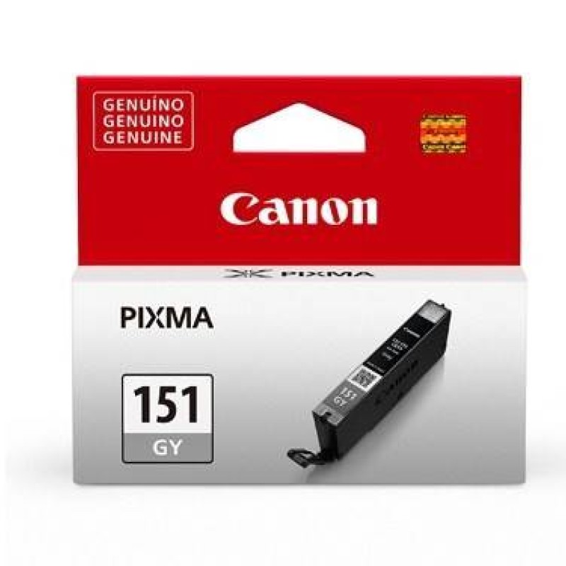 Cartucho Canon Cli 151 Gy Gris, Inyección De Tinta, Caja - 6532B001AA