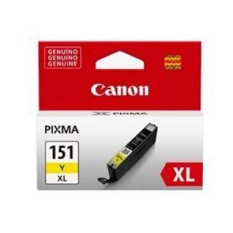 Tanque de Tinta Canon CLI-151XL Amarillo - Original de Alto Rendimiento - Modelo 6480B001AA