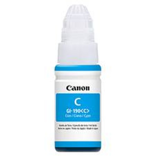 Tinta Canon Cyan GI-190C para Impresoras G1100, G2100, G3100