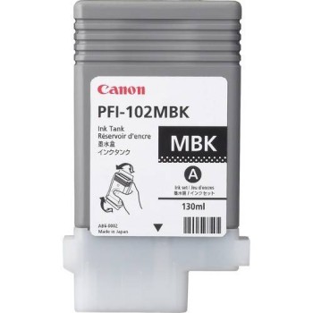 Tanque De Tinta Canon Pfi 102 Mbk Negro, Inyección De Tinta - 0894B001AA