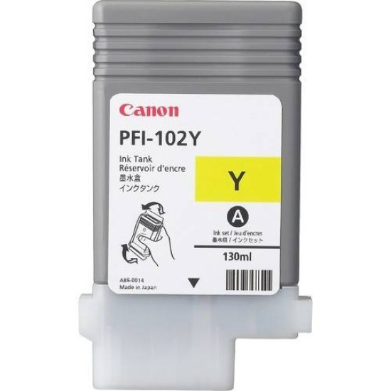 Tinta Canon Pfi 102Y Amarillo 130Ml - 0898B001AA