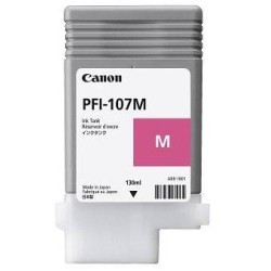 Tanque de Tinta Canon PFI-107M Magenta, Tinta a Base de Pigmentos, Compatible con imagePROGRAF 680/685/780/785 - Modelo 6707B001AA