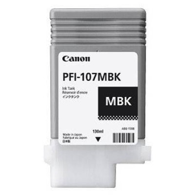 Tanque De Tinta Canon Pfi 107Mbk Negro, Inyección De Tinta, Ampolla - 6704B001AA