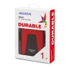Disco Duro Externo Adata Hd650 2.5p 1Tb Usb 3.0 Windows/Mac/Linux Rojo - AHD650-1TU31-CRD