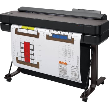 Plotter HP DesignJet T650 - 36" - Inyección de Tinta - Wi-Fi - USB - RJ-45 - Negro - 5HB10A