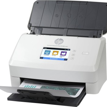 Escáner HP Scanjet Enterprise Flow N7000 75 ppm WiFi USB Blanco - 6FW10A