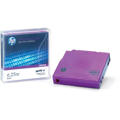 Cartucho De Datos Hpe Lto 6 Ultrium 6.25Tb - C7976A