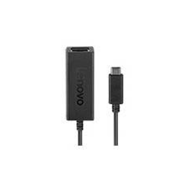 Adaptador USB Lenovo - USB-C a Ethernet - Negro - 4X90S91831