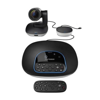 Sistema de Videoconferencia Logitech Full HD con Manos Libres y Control Remoto - Modelo 960-001054