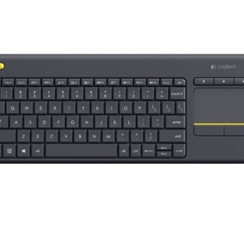 Teclado Inalámbrico Logitech K400 Plus con Touchpad Integrado Negro - Modelo 920-007123