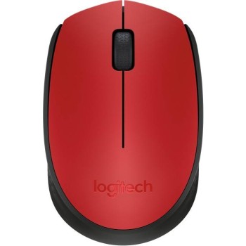 Mouse Inalámbrico Logitech M170 Óptico USB Rojo - Modelo 910-004941