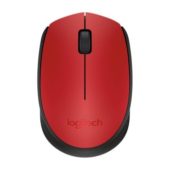 Mouse Óptico Logitech M170 Inalámbrico Usb Rojo - 910-004941