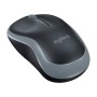 Mouse Óptico Logitech M185 - Inalámbrico - USB - Gris Oscuro - 910-002225
