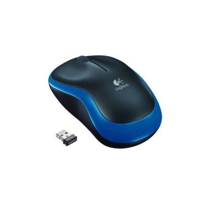 Mouse Logitech M185 - Inalámbrico - USB - Azul - 910-003636