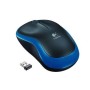 Mouse Logitech M185 - Inalámbrico - USB - Azul - 910-003636
