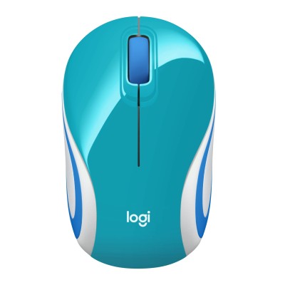 Mouse Logitech M187 Mini Brig Teal Inalámbrico Usb Verde Azulado - 910-005363