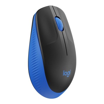 Mouse Logitech M190 Inalámbrico USB Negro/Azul - 910-005903