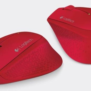 Mouse Inalámbrico Logitech M280 Óptico USB Rojo - Modelo 910-004286