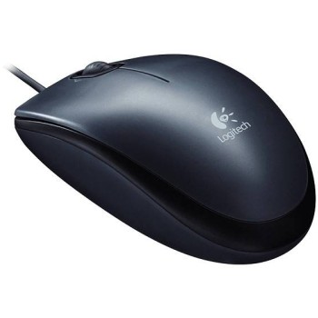 Mouse Logitech M90 Alámbrico USB Óptico Ambidiestro - Modelo 910-004053