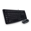 Teclado y Mouse Logitech MK120 - Alámbrico - USB - Negro - 920-004428