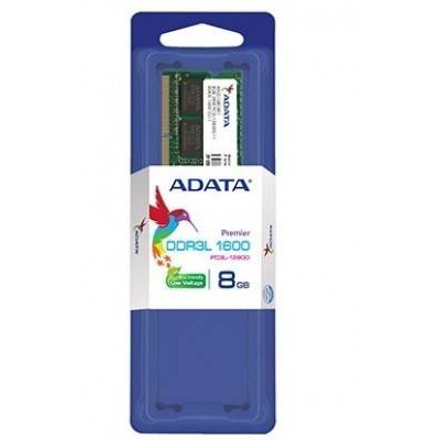 Memoria Ram Adata Ddr3L 8Gb 1600Mhz So Dimm Para Laptop - ADDS1600W8G11-S