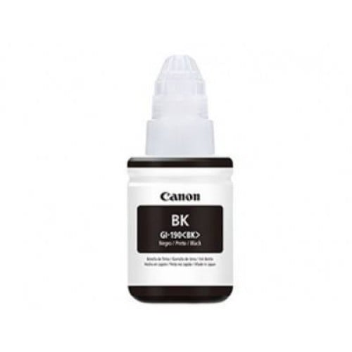 Botella de Tinta Canon GI-190 Negro para Impresoras Pixma G1100, G2100, G3100 - Modelo 0667C001AB