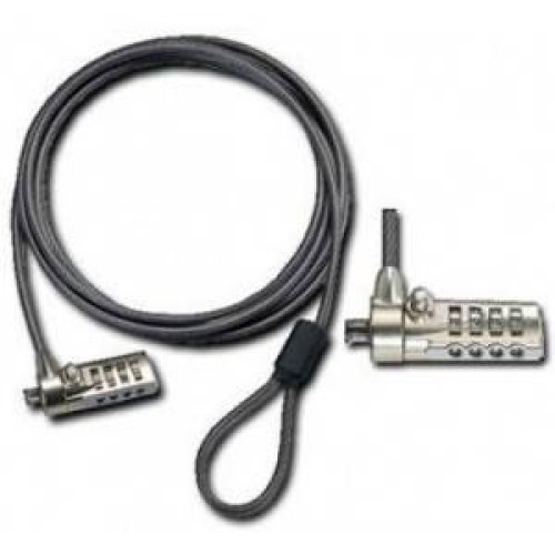 Candado de Seguridad Targus para Laptop 1.5m con Llave Modelo ASP45GL