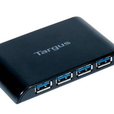 HUB Targus ACH124US - 4 Puertos - USB 3.0 - Sin Adaptador de Corriente - ACH124US