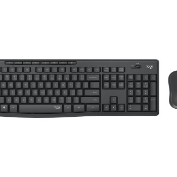 Kit Teclado y Mouse Logitech MK295 Silent Inalámbrico USB Español Negro - 920-009792