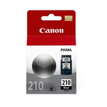 Cartucho de Tinta Canon PG-210 Negro Original para Impresoras PIXMA - Modelo 2974B017AA
