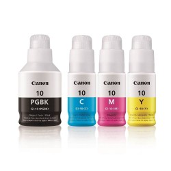 Botella de Tinta Canon GI-10 Negro Original 170ml - Modelo 3382C001AA