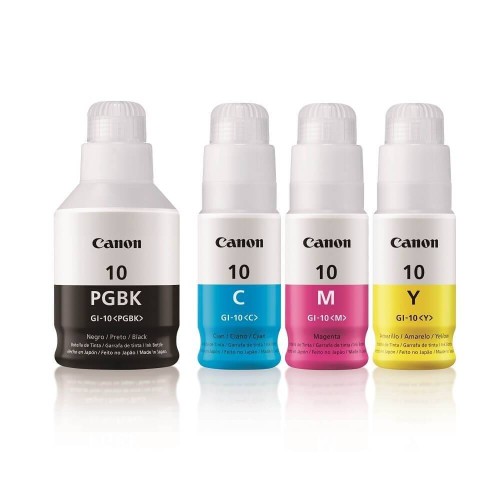 Botella de Tinta Canon GI-10 Negro Original 170ml - Modelo 3382C001AA