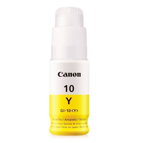 Tanque de Tinta Canon GI-10 Amarillo XL 70ml - Modelo 3393C001AA