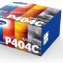 Pack De 4 Tóner Samsung Clt P404C Negro Cian Magenta Amarrillo (Su367A) - SU367A