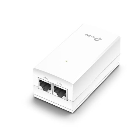 Adaptador Tp Link Tl Poe2412G De 2 Puertos Gigabit Ethernet, Poe, Hasta 12 W. Color Blanco. - TL-POE2412G