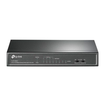 Switch Tp Link Tl Sf1008Lp 8 Puertos Fast Ethernet Poe No Gestionado - TL-SF1008LP